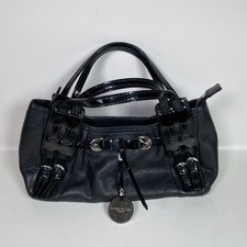 Karen Millen Real Leather Handbag Black Women's 10x5" Classic Bag