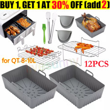 12X Silicone Air Fryer Liners