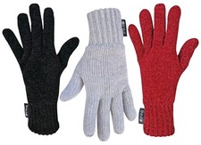 THMO - Ladies Thick Thermal Winter Warm Chenille 3M Thinsulate Lined Gloves