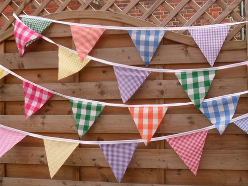 Handmade fabric bunting multi - handmade,