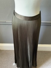 Zara woman khaki green - khaki, pleated