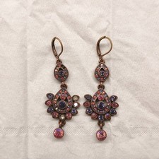 JOAN RIVERS CRYSTAL EARRINGS