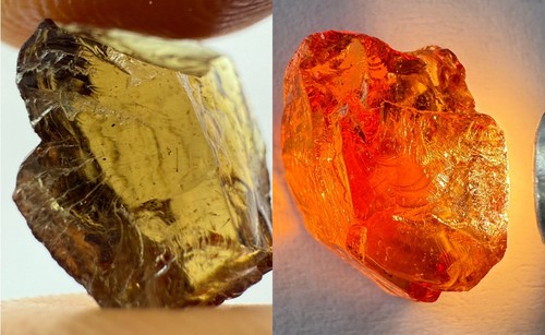 Natural colour change - ct,