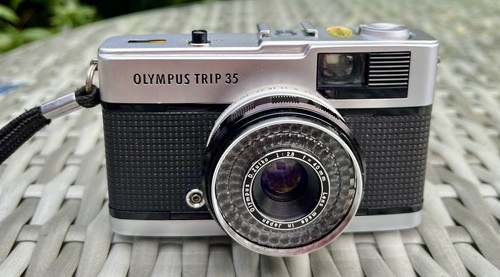 Olympus trip 35mm camera - trip,