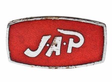 Vintage Old JAP Motorbike Motorcycle Bikers Enamel Badge Brooch