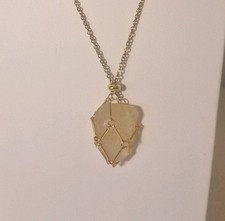 Libyan Desert Glass Necklace Meteorite Tektite 10.6g (53 crt)