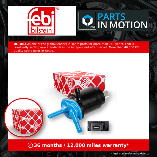 Washer pump fits fiat - washer, coupe