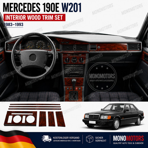 Wood effect dashboard - effect, trims