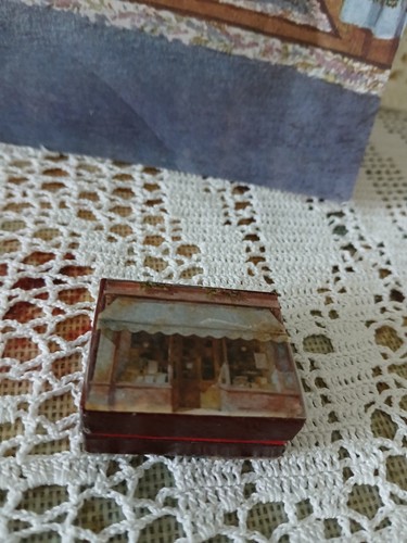 Scale dolls house - dolls, wooden