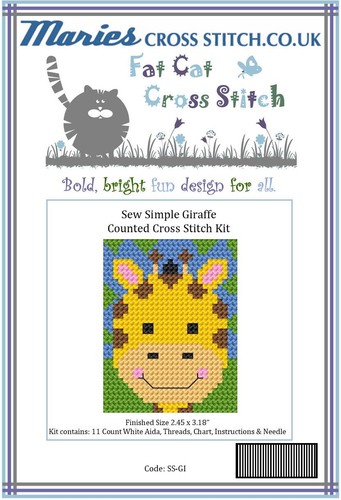 Sew simple giraffe - giraffe, cross
