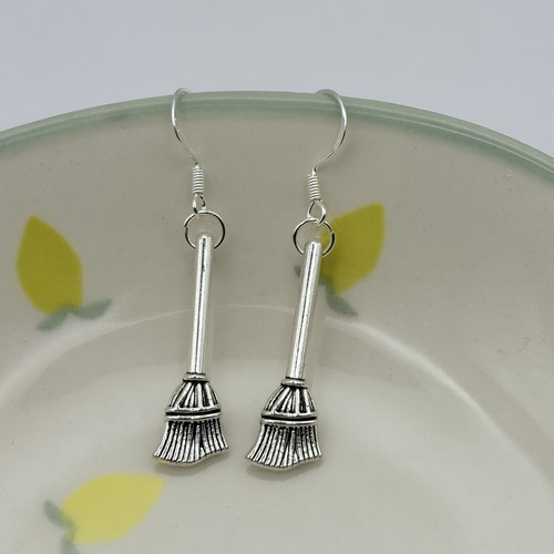 Broomstick earrings - broomstick,