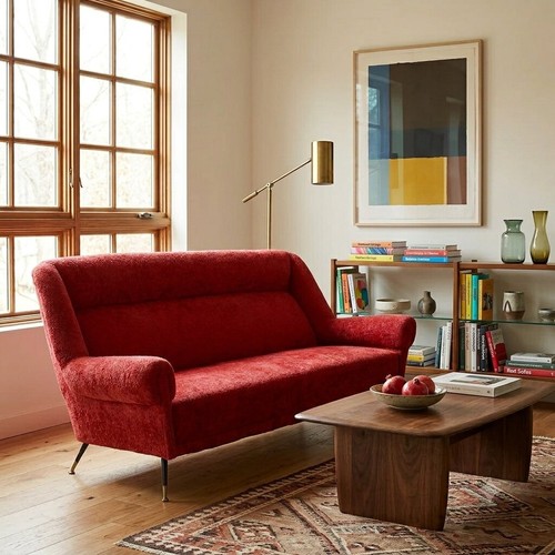 Vintage seater sofa brass - vintage,