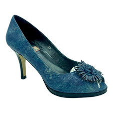 HB Shoes Ladies Size 2 Blue /