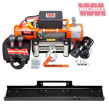  ELECTRIC WINCH 12V 4x4/RECOVERY 13500 lb WINCHMAX BRAND + MOUNTING PLATE + ISO