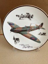 ROYAL DOULTON WW2 AIRCRAFT LARGE PLATE "LEGENDS OF THE SKY"-SUPERMARINE SPITFIRE