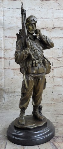 Vintage solid bronze ww1 - bronze,