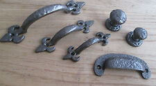 CAST IRON VINTAGE OLD STYLE CHEST DRAWER CUPBOARD CABINET DOOR FITTING