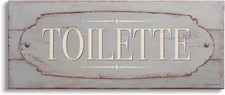 New Rustic Toilette Sign