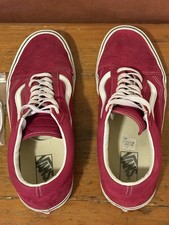 Mens VANS Red & White Old