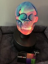 LumiSource Spooky  Electra  Skull Lamp Please Read