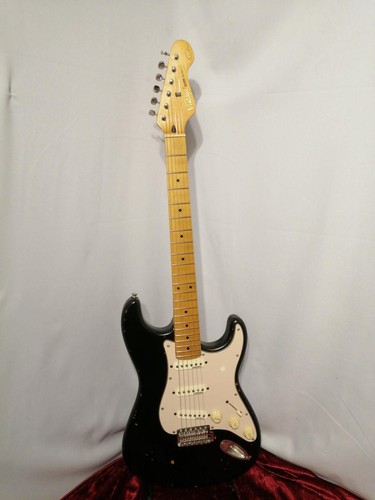 Vintage electric guitar icon - vintage,