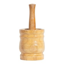Wood Mortar and Pestle Kitchen