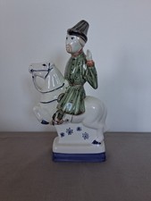 BOXED, SIGNED & STAMPED Rye Pottery 2009 Canterbury Tales, "The Merchant".