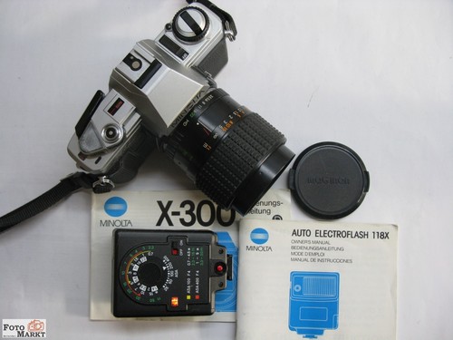 Set minolta 300 slr - x-300,