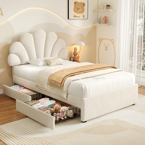 3ft single upholstered bed - 3ft,