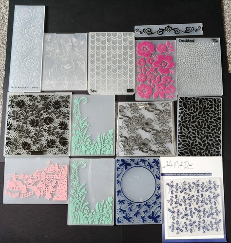 Mixed embossing folders - embossing,