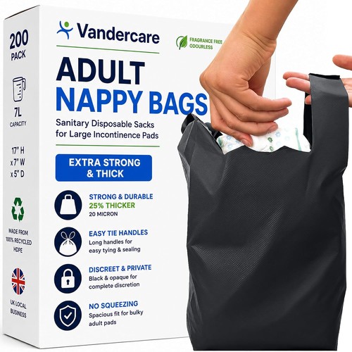 Adult nappy bags extra - nappy,
