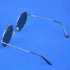 Rayflector Sunglasses - Oversize Round Dark UV 400 - Metal Frame Fashion Eyeware