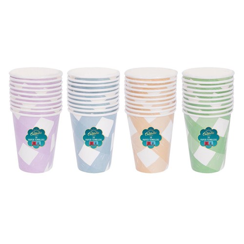 Paper tumbler cups red - cups, lilac