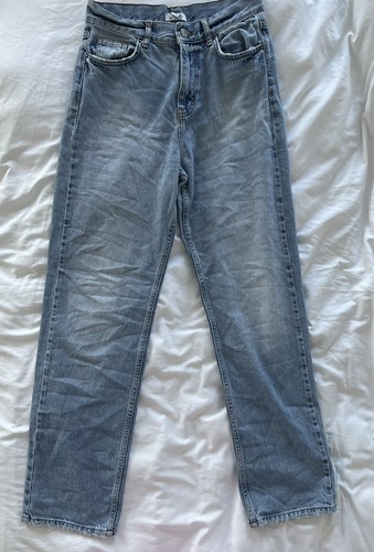 Topshop blue straight - blue,