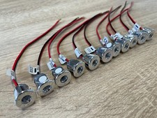 12v LED Spotlight Campervan 18mm Flush Single 12v LED Mini Spotlight, Blue LED