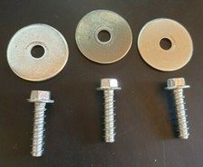 LOGIK Washing Machine Upper And Lower Counter Weight Fixing Bolts & Washers x 3