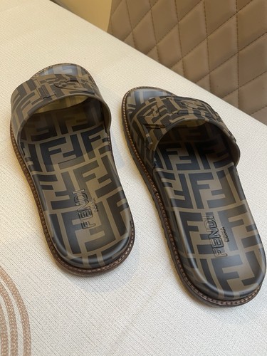 Fendi tpu motif slides - tpu,