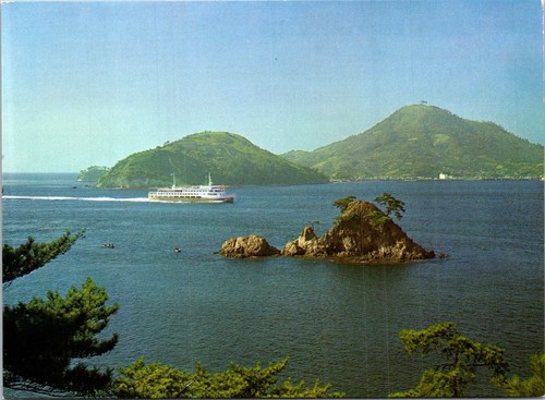 Seto inland sea - ferry, boat