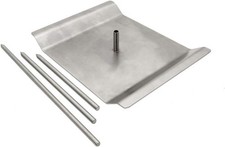 Stainless Steel Vertical Meat Spit Stand for Barbecue Grill, Skewer Pastor Hack