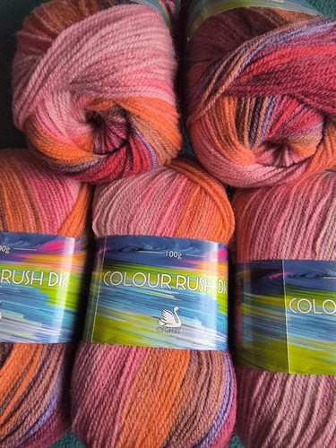 Wool yarn colour rush - yarn,