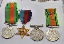 4x Vintage British War Medals