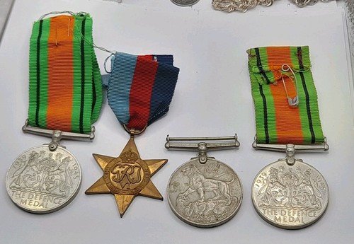 Vintage british war medals - vintage,