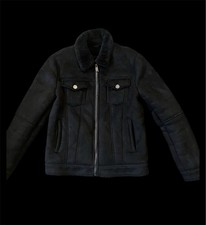 Black Bomber Jacket Size L