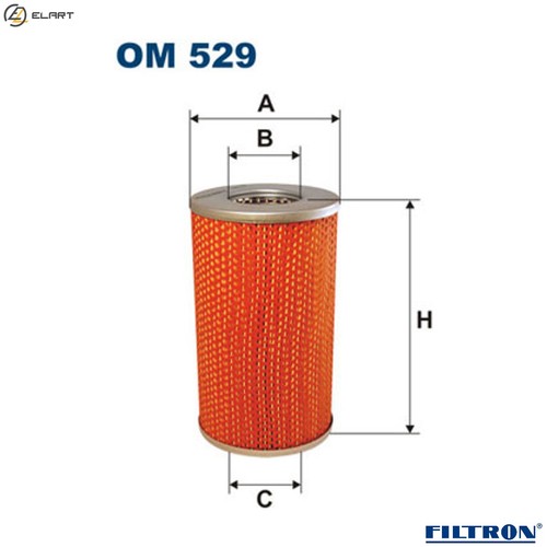 Oil filter 529 for steyr - filter,