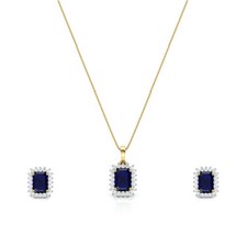 Natural Blue Sapphire Pendant