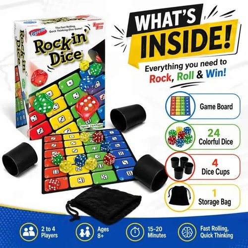 Dice shaking board game - board, set
