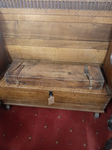 Antique leather oak - antique, single