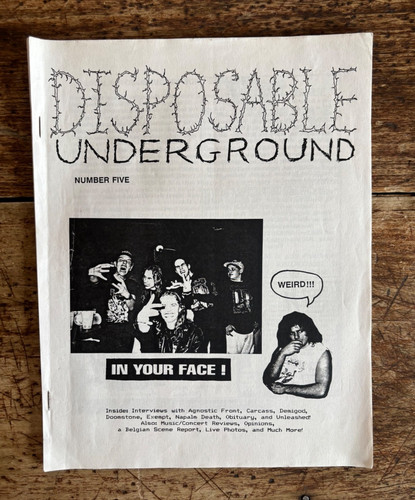 Disposable underground us - disposable, #5