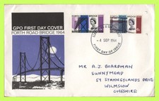 G.B. 1964 Forth Road Bridge ordinary set on GPIO First Day Cover, Llandudno