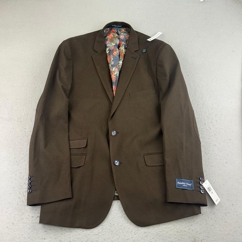 Paisley gray blazer - gray, mens